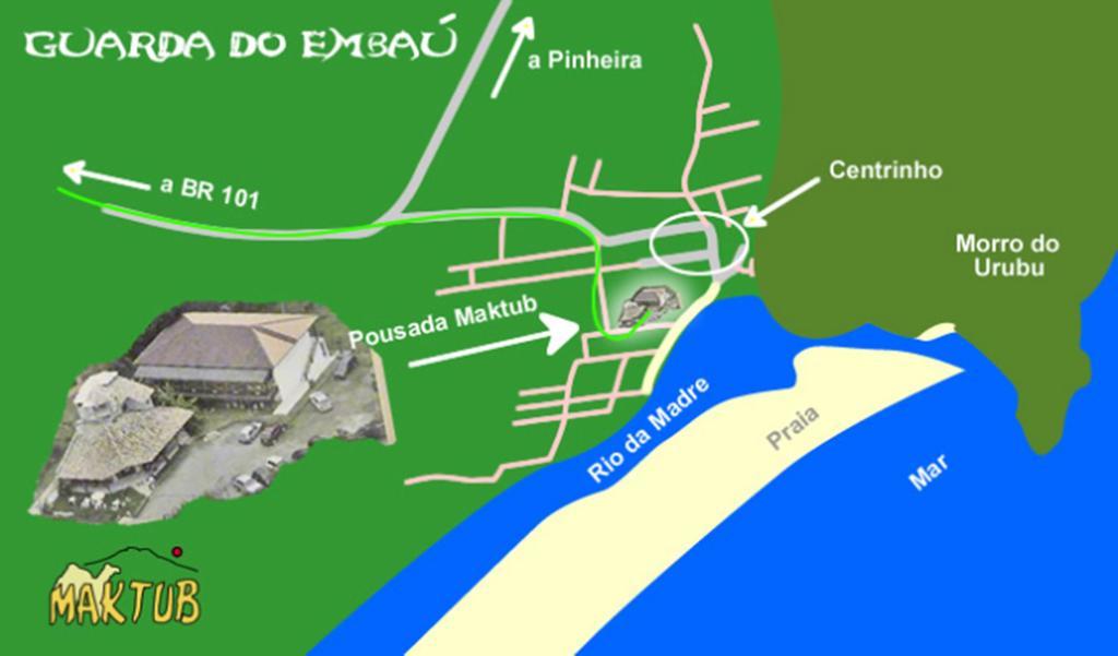 Pousada Maktub Guarda do Embaú 外观 照片